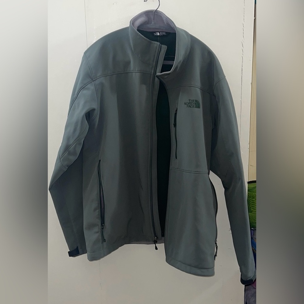 North Face Olive green light jacket size XL